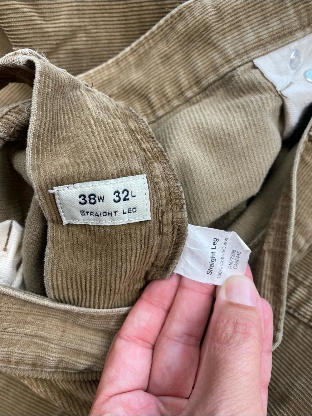 LOT J Crew Pants Men’s 38X32 Corduroy Straight Leg Flat Front Blue, Grey, Kakhi